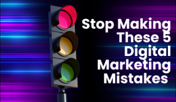 stop light for digital marketing mistakes