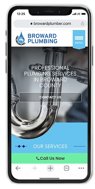 Broward Plumbing on Mobile